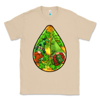 Mushroom st.patrick's teardrop earrings Classic Tee - FaDigitalArtStudio