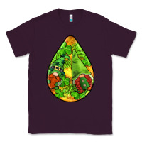 Plum st.patrick's teardrop earrings Classic Tee - FaDigitalArtStudio