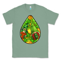Sage st.patrick's teardrop earrings Classic Tee - FaDigitalArtStudio