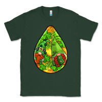 Sports Green st.patrick's teardrop earrings Classic Tee - FaDigitalArtStudio
