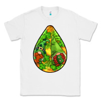 White st.patrick's teardrop earrings Classic Tee - FaDigitalArtStudio