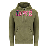 Vintage Olive walentine's day love sunflower Vintage Hoodie - BarkalooDesign
