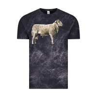 Cloud Black katahdin sheep Vintage Tee - LillyAllenDesigns