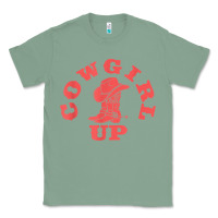 Sage cowgirl up leopad hat boot rodeo western country southern t shirt Classic Tee - linhVisuals