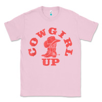 Bubblegum Pink cowgirl up leopad hat boot rodeo western country southern t shirt Classic Tee - linhVisuals