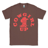 Chestnut cowgirl up leopad hat boot rodeo western country southern t shirt Classic Tee - linhVisuals