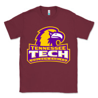 Burgundy tennessee tech golden Classic Tee - linhVisuals