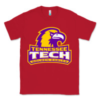 Red tennessee tech golden Classic Tee - linhVisuals