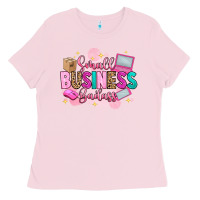 Bubblegum Pink small business badass Ladies Tee - Artiststas