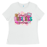 White small business badass Ladies Tee - Artiststas