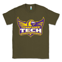Army Green tennessee tech golden Classic Tee - linhVisuals