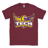 Burgundy tennessee tech golden Classic Tee - linhVisuals