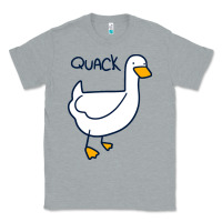 Heather Grey quack duck Classic Tee - linhVisuals