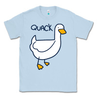 Dusty Blue quack duck Classic Tee - linhVisuals