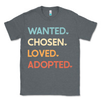 Charcoal Heather adoption day announcement   wanted chosen loved adopted premium t shir Classic Tee - linhVisuals
