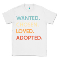 White adoption day announcement   wanted chosen loved adopted premium t shir Classic Tee - linhVisuals
