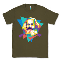 Army Green karl marx get vintage Classic Tee - linhVisuals
