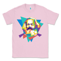 Bubblegum Pink karl marx get vintage Classic Tee - linhVisuals