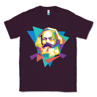 Plum karl marx get vintage Classic Tee - linhVisuals
