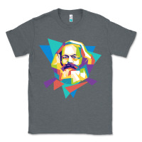 Charcoal Heather karl marx get vintage Classic Tee - linhVisuals