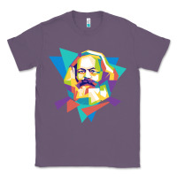 Lavender karl marx get vintage Classic Tee - linhVisuals