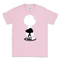 Bubblegum Pink peanuts shadow silhouette Classic Tee - linhVisuals