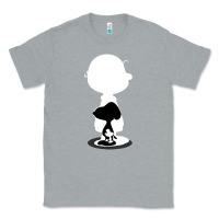 Heather Grey peanuts shadow silhouette Classic Tee - linhVisuals
