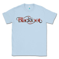 Dusty Blue blackfoot Classic Tee - linhVisuals