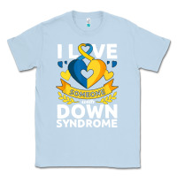 Dusty Blue down syndrome awareness month special needs love Classic Tee - linhVisuals