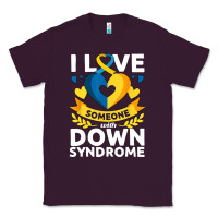 Plum down syndrome awareness month special needs love Classic Tee - linhVisuals