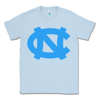 Dusty Blue north carolina Classic Tee - linhVisuals