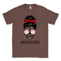 Chestnut Baseball Mom Skull Classic Tee - linhVisuals