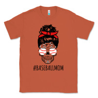Copper Baseball Mom Skull Classic Tee - linhVisuals