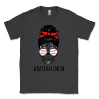 Smoke Baseball Mom Skull Classic Tee - linhVisuals