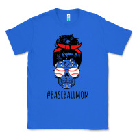True Royal Baseball Mom Skull Classic Tee - linhVisuals
