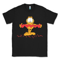 Black garfiel Classic Tee - linhVisuals