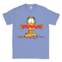Colony Blue garfiel Classic Tee - linhVisuals