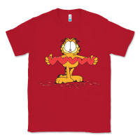 Red garfiel Classic Tee - linhVisuals