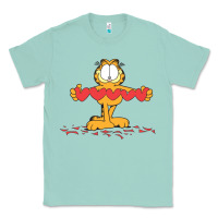 Seafoam garfiel Classic Tee - linhVisuals