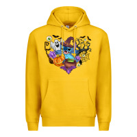 Lemon stitch heart halloween Premium Hoodie - AdoDesignShop