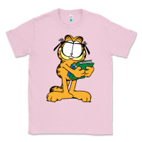Bubblegum Pink garfiel Classic Tee - linhVisuals