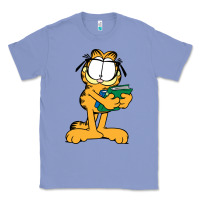 Colony Blue garfiel Classic Tee - linhVisuals