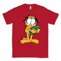 Red garfiel Classic Tee - linhVisuals