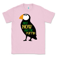 Bubblegum Pink not now arctic puffin! ,  not now arctic puffin Classic Tee - linhVisuals