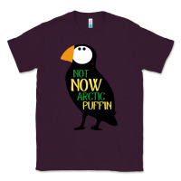 Plum not now arctic puffin! ,  not now arctic puffin Classic Tee - linhVisuals