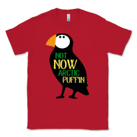 Red not now arctic puffin! ,  not now arctic puffin Classic Tee - linhVisuals