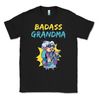 Black badass grandma family mother grandma t shirt Classic Tee - linhVisuals