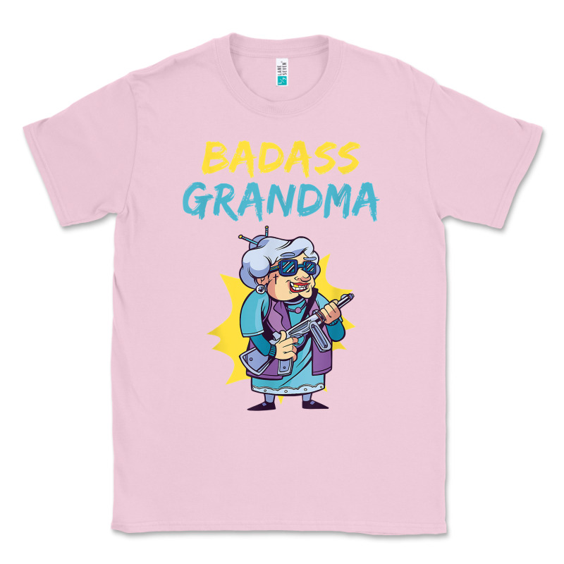 Badass Grandma Family Mother Grandma T Shirt Classic Tee by linhVisuals | Teevron