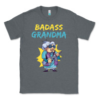 Charcoal Heather badass grandma family mother grandma t shirt Classic Tee - linhVisuals