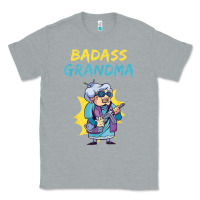 Heather Grey badass grandma family mother grandma t shirt Classic Tee - linhVisuals